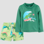 Toddler Kids' Rash Guard Set