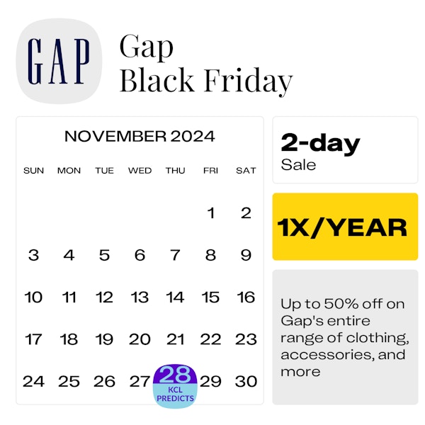 How To Get the Best Deals in the 2024 Gap Black Friday Sale The Krazy Coupon Lady