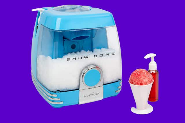 Nostalgia Electrics Countertop Snow Cone Machine, Only $33 Shipped at QVC card image