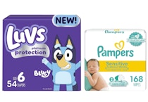 1 Luvs Diapers + 1 Pampers Wipes
