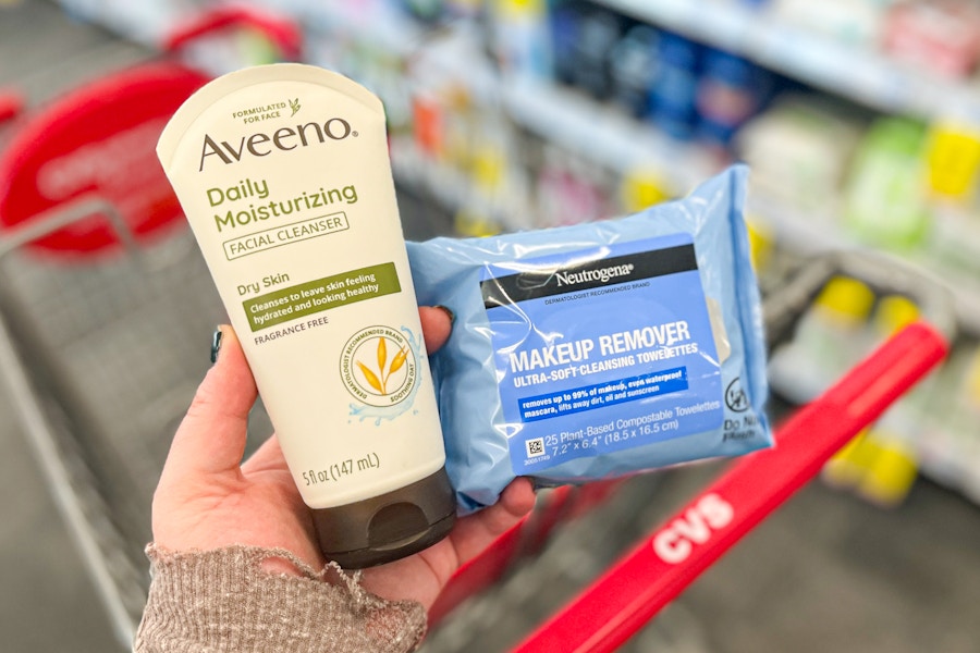 cvs aveeno neutrogena skin care