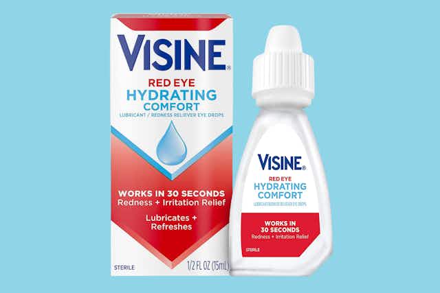 Visine Hydrating Eye Drops, as Low as $3.80 on Amazon (Reg. $9.52) card image