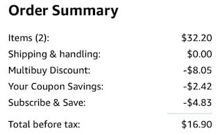 Theraflu Amazon Receipt