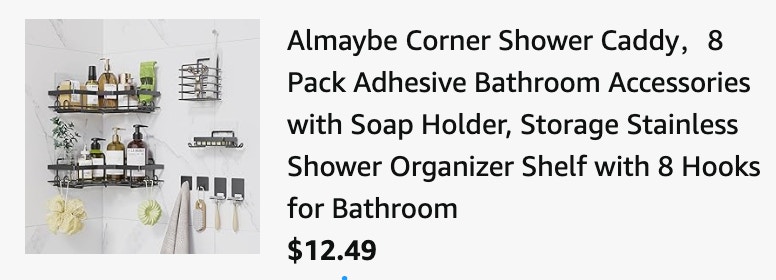 Almaybe Shower Caddy cart 2