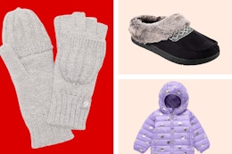 JCP Winter Sale — Up to 70% Off: $12 Sweater, $22 Kids' Puffer Coat, More card image