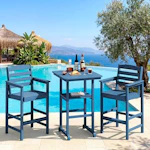 3-Piece Bar Height Chair & Table Set