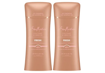 2 SheaMoisture Deodorants