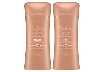 2 SheaMoisture Deodorants