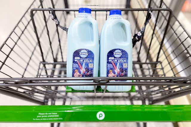 We Found It: TruMoo Star Wars Blue Milk, Only $4.49 at Publix card image