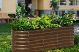 Galvanized Raised Garden Bed, Now $24.64 on Amazon card image