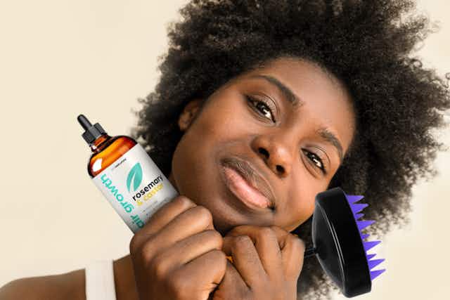 Organic Rosemary & Castor Oil Hair Growth Set, as Low as $5.98 on Amazon card image