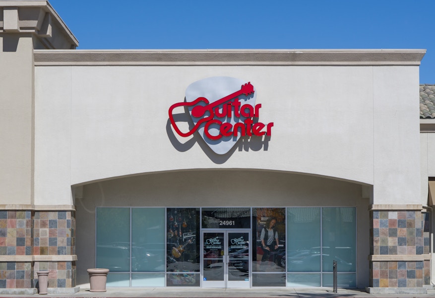 exterior of guitar center 