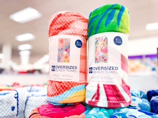 kohl's the big one oversized beach towel in store