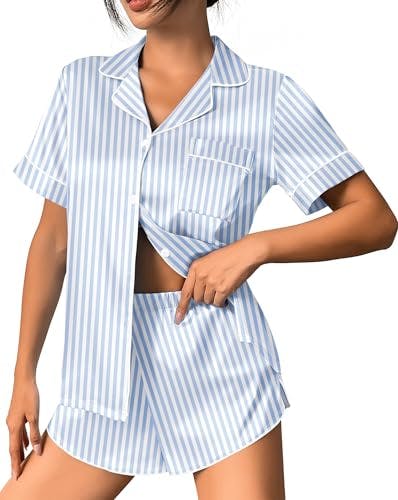 Women's Silk Satin Pajama Set