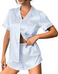 Women's Silk Satin Pajama Set