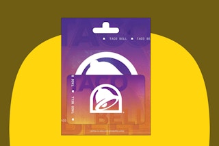 Taco Bell Gift Card on KCL template