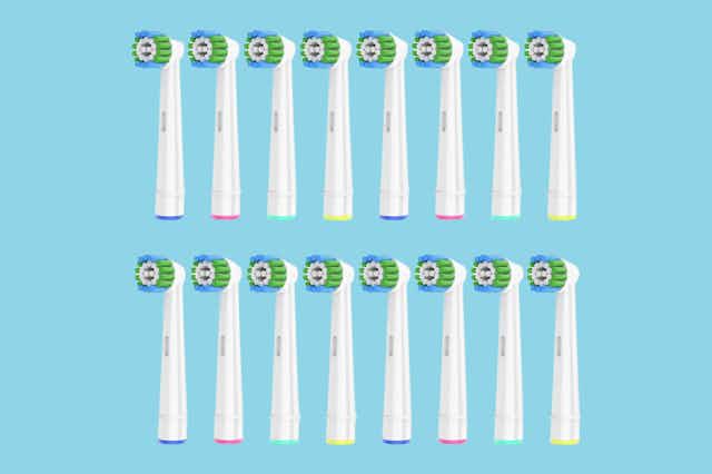 Replacement Toothbrush Heads for Oral-B, as Low as $2.99 on Amazon card image