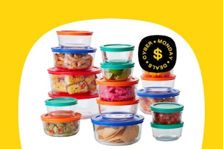 Pyrex 32-Piece Glass Food Storage Set (Walmart.com stock image) Canva 2023 Cyber Monday Template