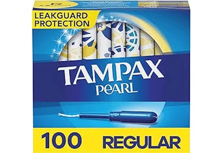 4 Tampax Pearl Tampons 2-Packs