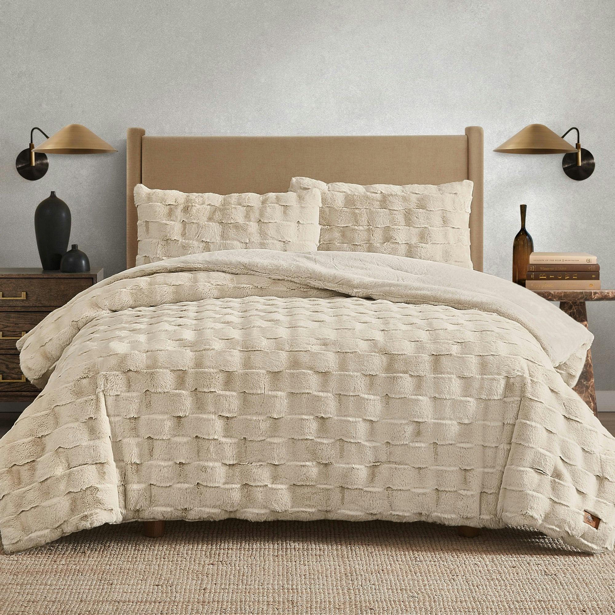Frye Faux Fur Comforter Set