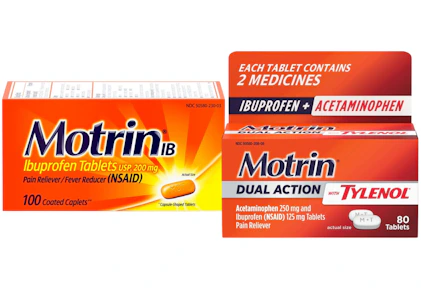 2 Motrin Boxes