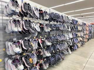 womens sneaker aisle area shot