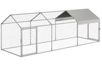 Walk-In Metal Chicken Coop