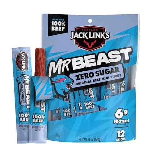 Jack Link's MrBeast Beef Sticks 12-Pack