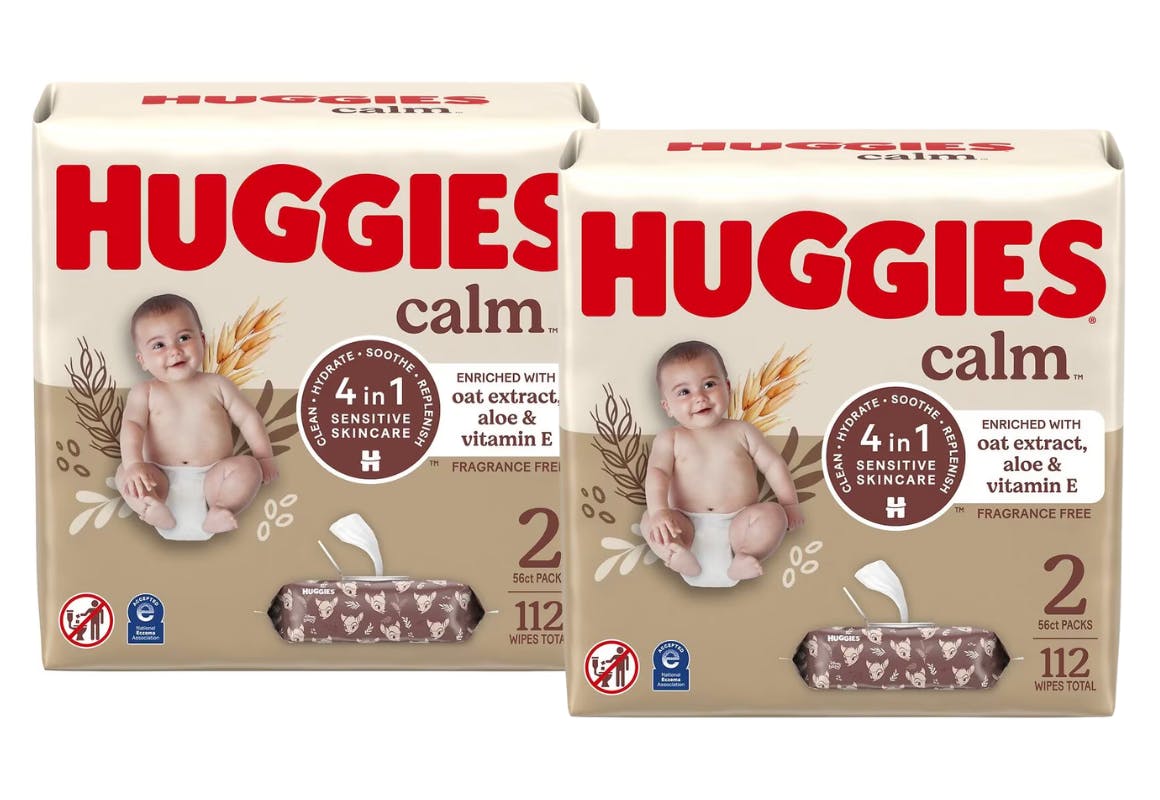 2 Huggies Wipes