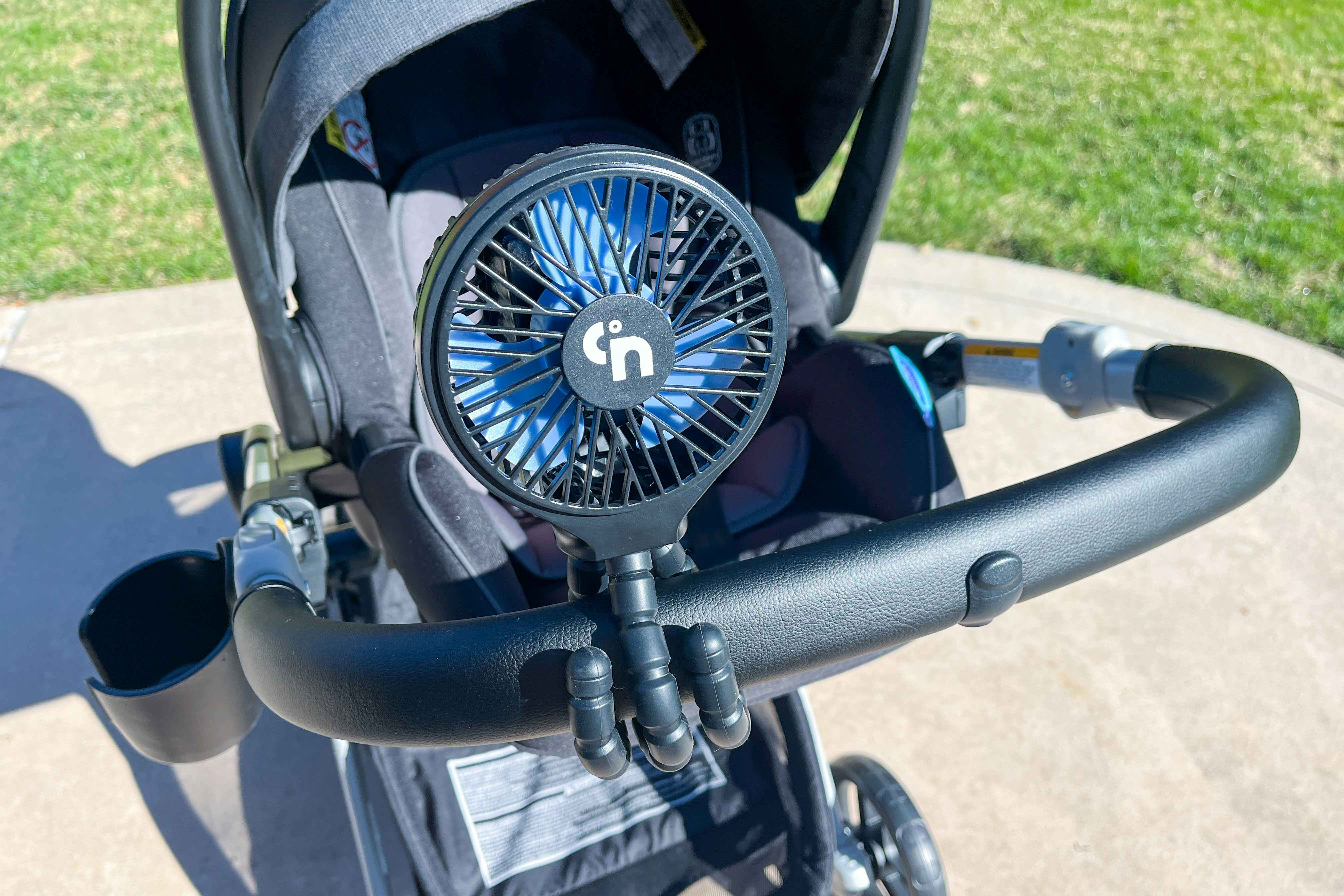 Portable Stroller Fan With Tripod, Only $8 on Amazon