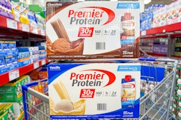 Premier Protein Shakes 15-Pack, Only $22.64 at Sam's Club card image