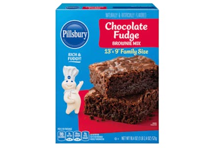 Pillsbury Brownie Mix Box