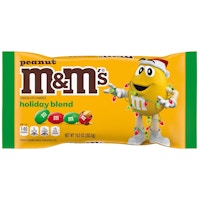 Holiday Peanut M&M's Bag