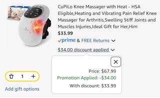 knee massager cart