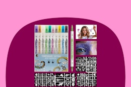 Temporary Tattoo Marker Pen and Stencil Set, Only $3 on Amazon card image