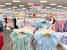 kids dresses sitting on target racks