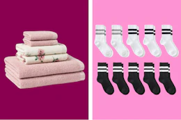 Towel set & sock set