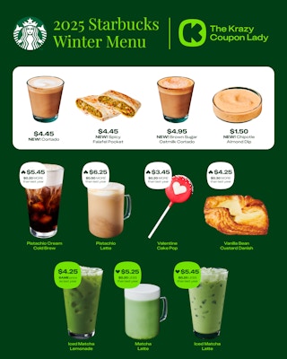 2025 Starbucks Winter Menu