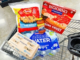 kroger 5x deals groceries in shopping cart