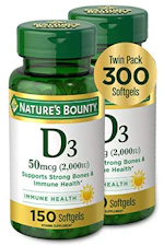 Nature's Bounty Vitamin D3 2-Pack