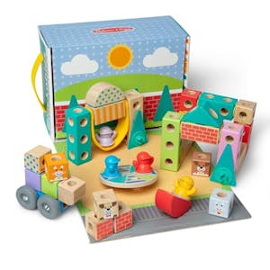 Melissa & Doug Blockables Town Set