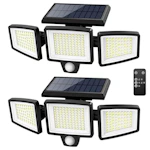 Solar Outdoor Lights 2-Pack