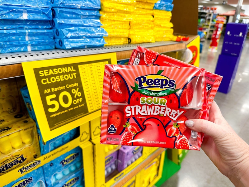 easter clearance kroger sour strawberry peeps