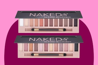 2 Nude Eyeshadow Palettes, one shimmer, one matte, with 12 shades each