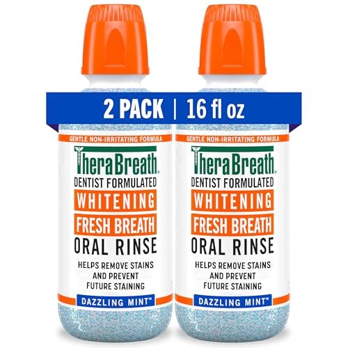 TheraBreath Whitening Mouthwash 2-Pack