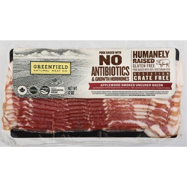 2 Greenfield Natural Meat Co. Bacon Packs