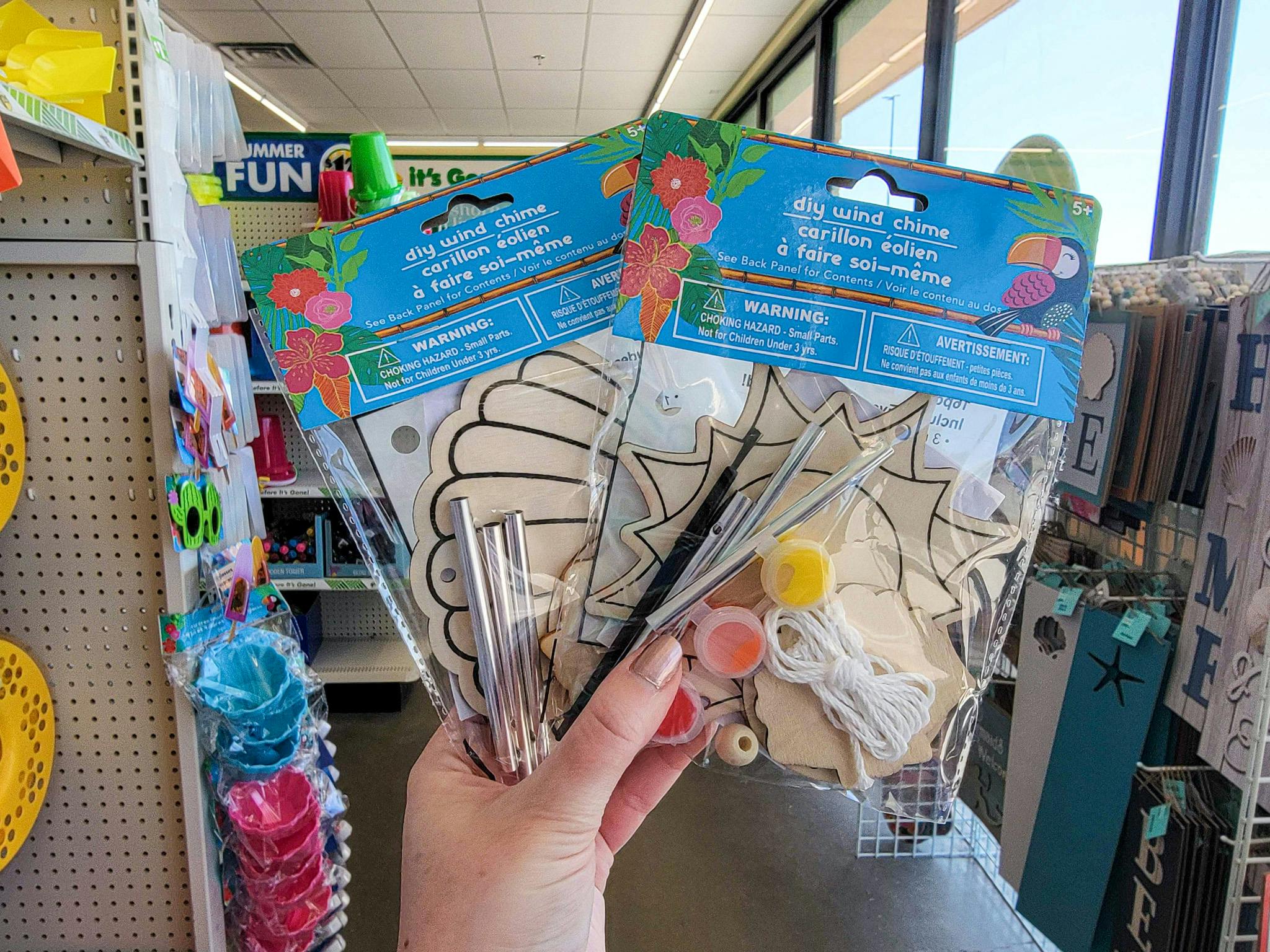 Summer Wind Chime Craft Kits at Dollar Tree The Krazy Coupon Lady