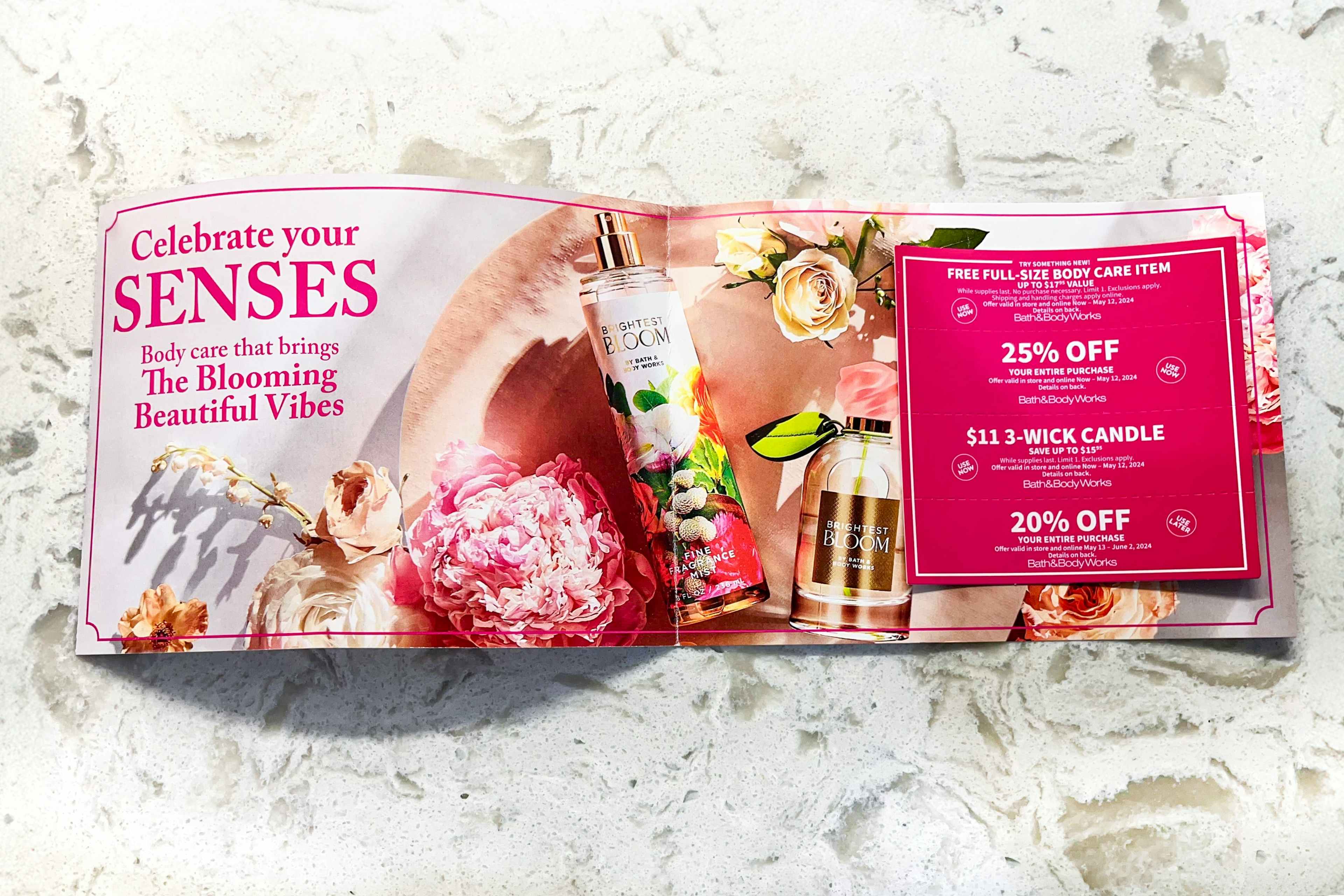 Bath & Body Works Mail Coupons April 2024 Free Body Care Item The