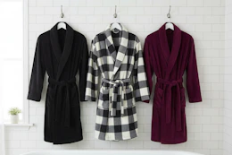 Macy's Hanes Men's Adjustable Plush Robe