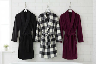 Macy's Hanes Men's Adjustable Plush Robe